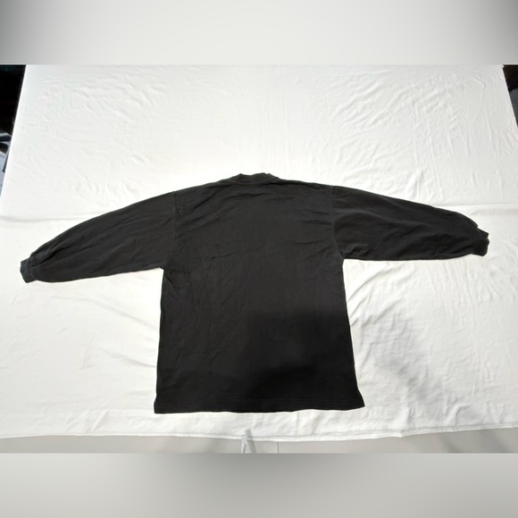 Vintage Darwish L Moonlight Egyptian Ancient Hieroglyphics Cotton Black Crewneck - Picture 7 of 8